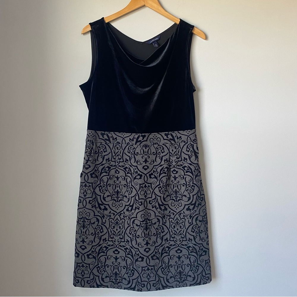 Lands End Velour top dress size 14